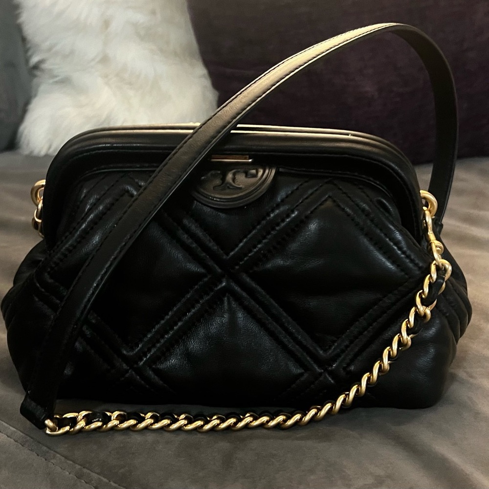 Tory Burch FLEMING SOFT SMALL FRAME CROSSBODY